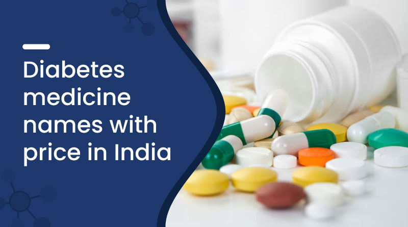 Diabetes Medicine Names With Price in India
